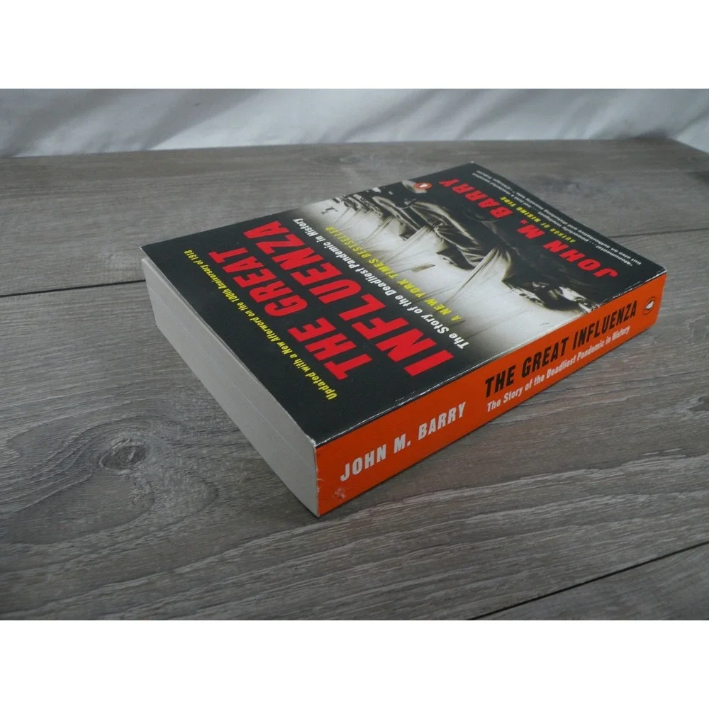 The Great Influenza John M. Barry 2018 Paperback Pandemic History New Afterword